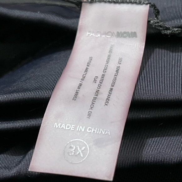 Fashion Nova See Through Cover Up Pant - Black Inseam 35 - Picture 4 of 5